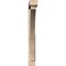 Ekena Millwork Thorton Block Smooth Bracket w/ Offset Brace, Douglas Fir, 5 1/2"W x 42"D x 48"H BKT0604X42X48THR05SDF - alternate 4